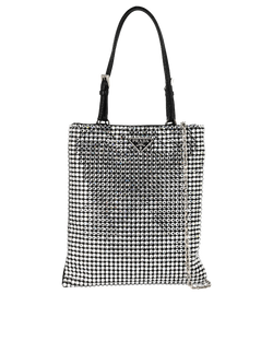 Crystal Top Handle, Crystal/Satin, Silver/Black, B/DB/S, 4*